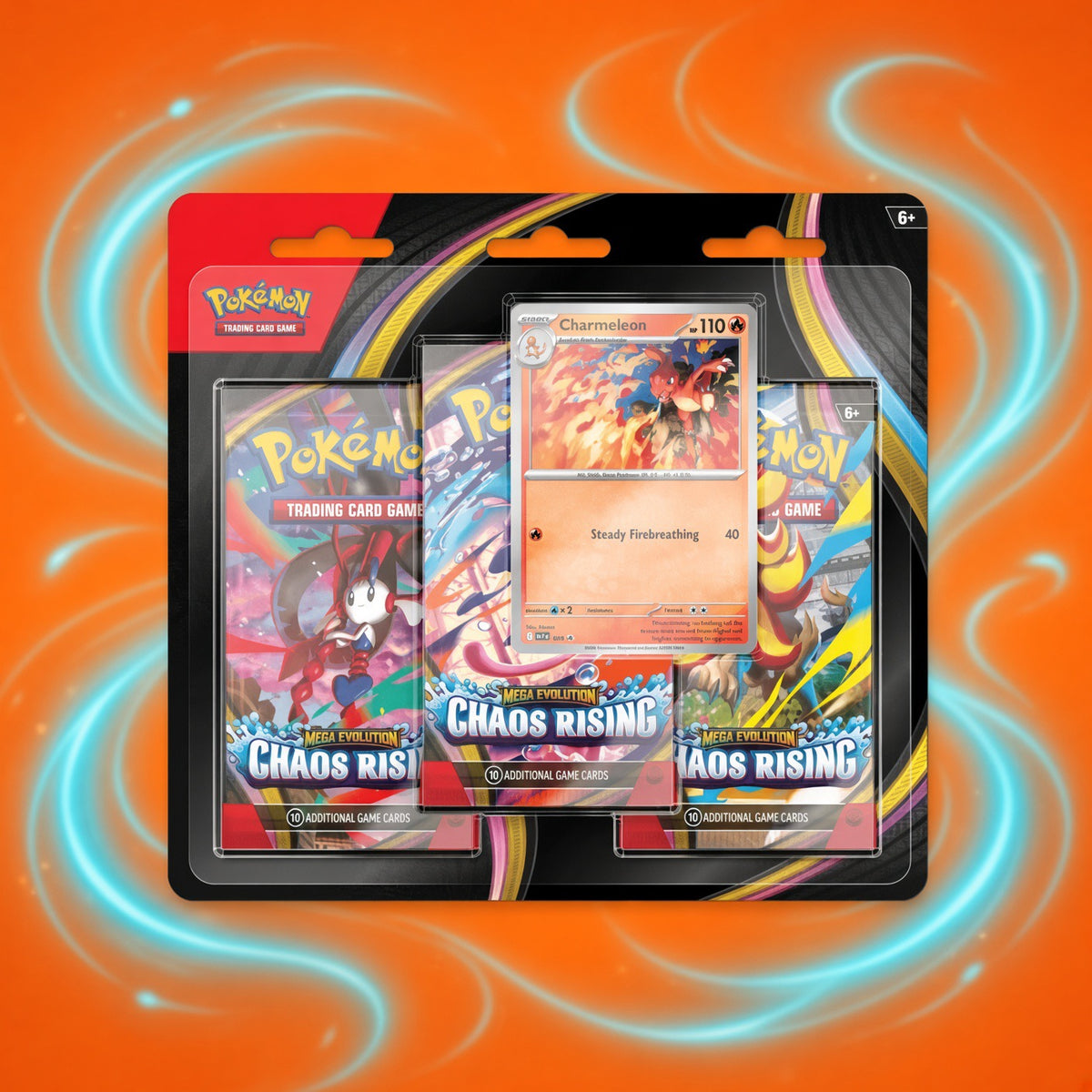 Pokémon TCG Chaos Rising 3-Pack Blister (EN)