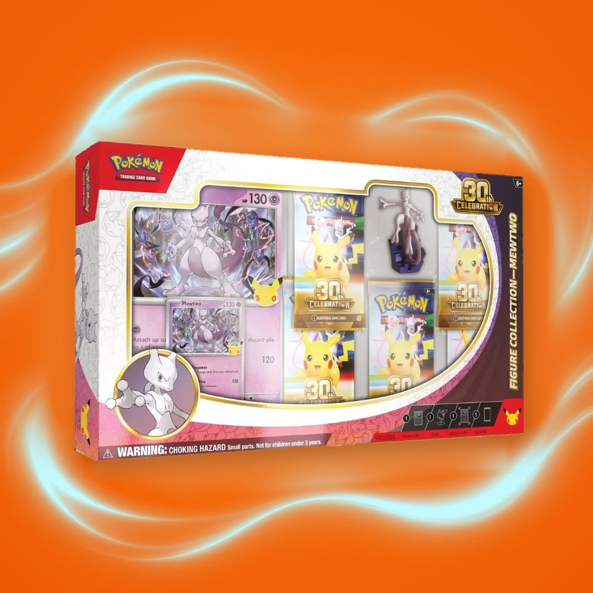 JCC Pokémon : Coffret Figurine 30e Anniversaire – Mewtwo (DE)