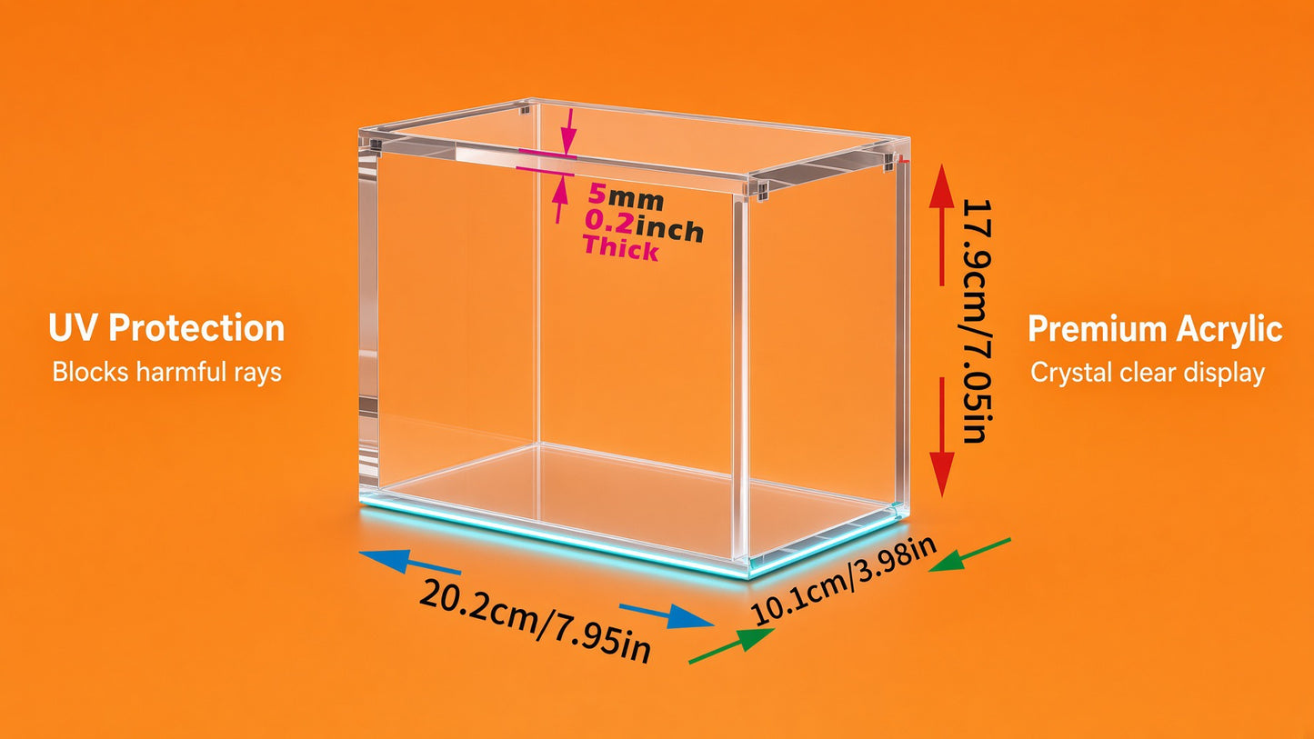 ETB Acryl Schutzhülle – Magnetischer Deckel