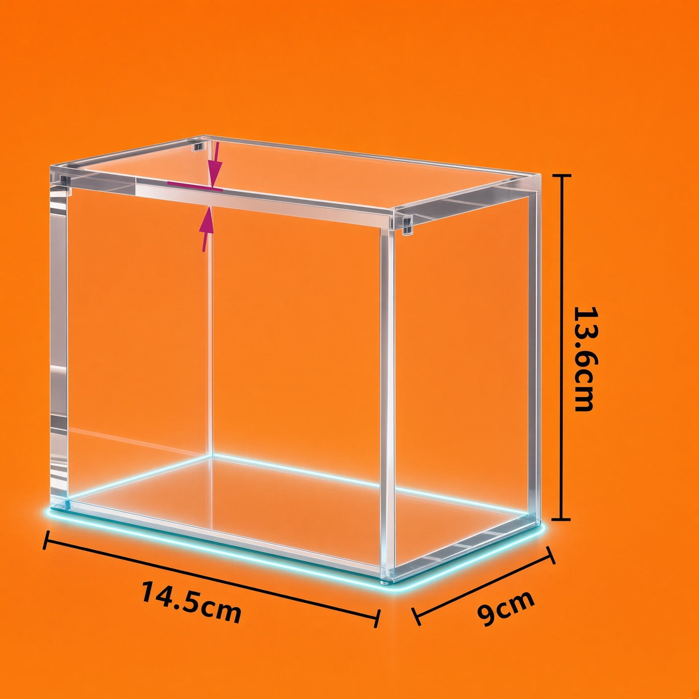 Booster Display Acryl Schutzhülle – Magnetischer Deckel