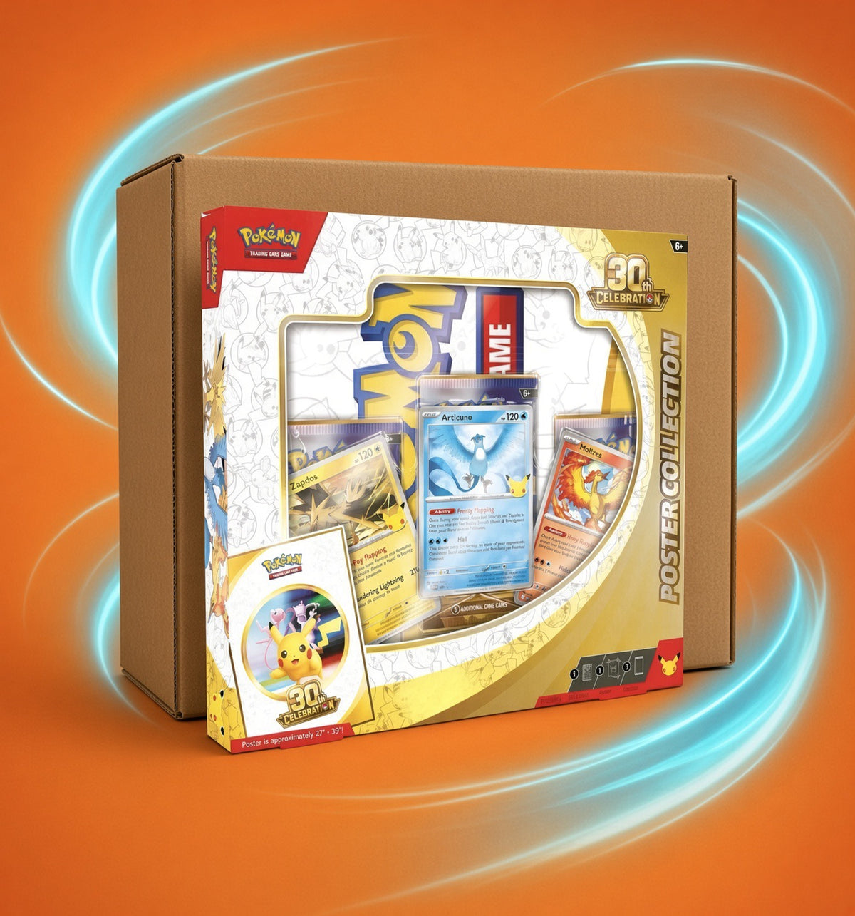 Pokémon TCG: 30th Celebration Poster Collection Case (6 Stück) (EN)