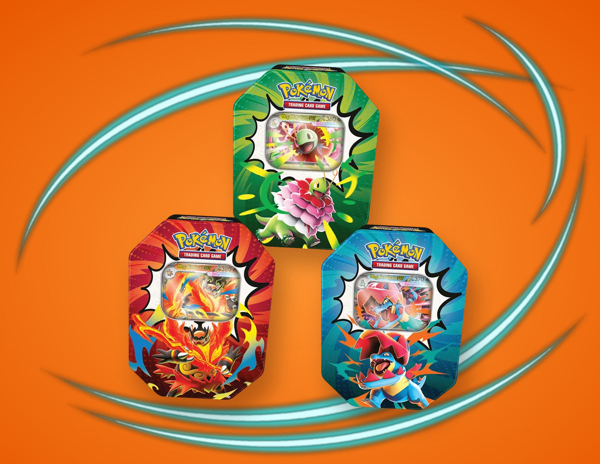 Pokémon TCG: Ascended Heroes Mega-ex Tin Case - 6 Tins (Only in 🇺🇸) (EN)