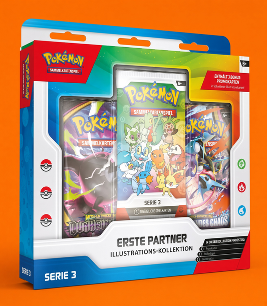 Pokémon TCG: Erste Partner Illustrations-Kollektion (Serie 3) – (DE)